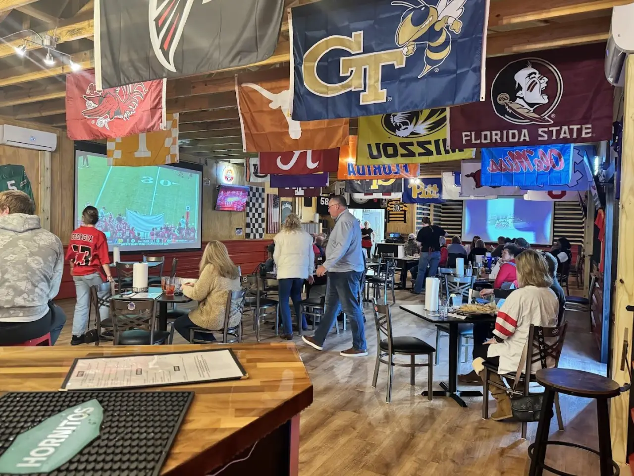 Game day crowd at Rolling Chefs